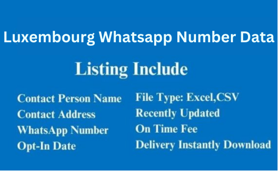卢森堡 Whatsapp 数据